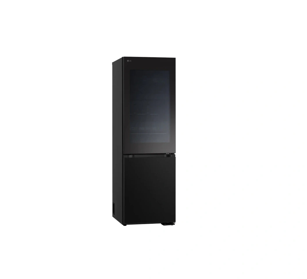 LG GC-V459FSKW Bottom Freezer Refrigerator, 349l - Black, Smart ThinQ™, Smart Inverter Compressor