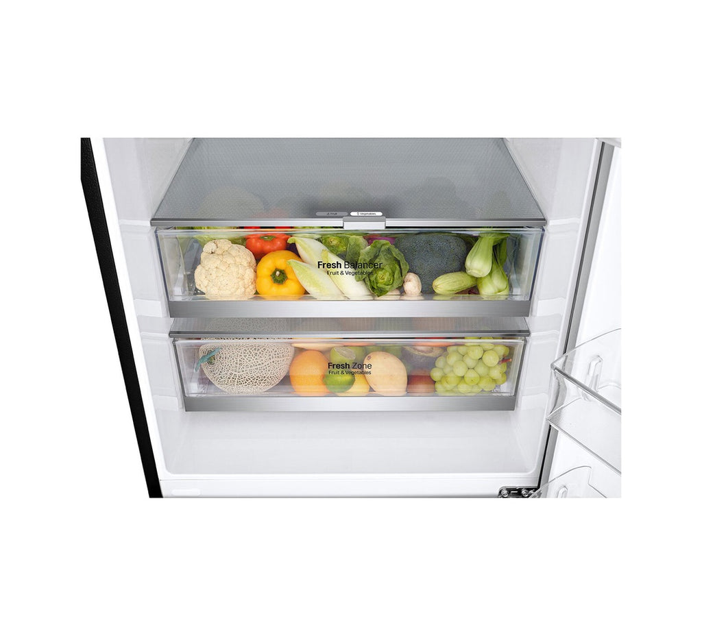 LG GC-B569NQCM Bottom Mount Freezer Fridge, 462 L - Smart Inverter Compressor, Wi-FiThinQ™, Door Cooling+™