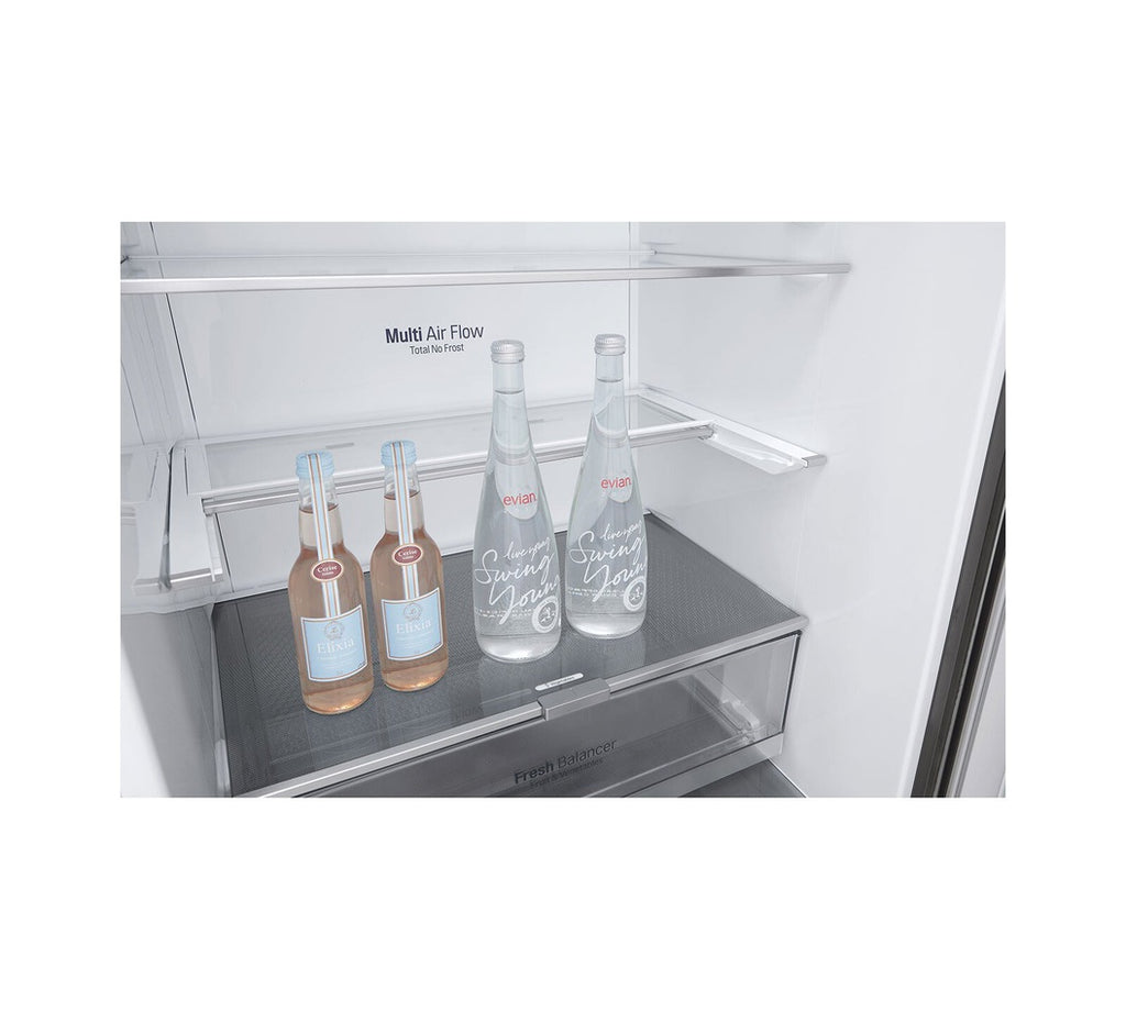 LG GC-B569NQCM Bottom Mount Freezer Fridge, 462 L - Smart Inverter Compressor, Wi-FiThinQ™, Door Cooling+™